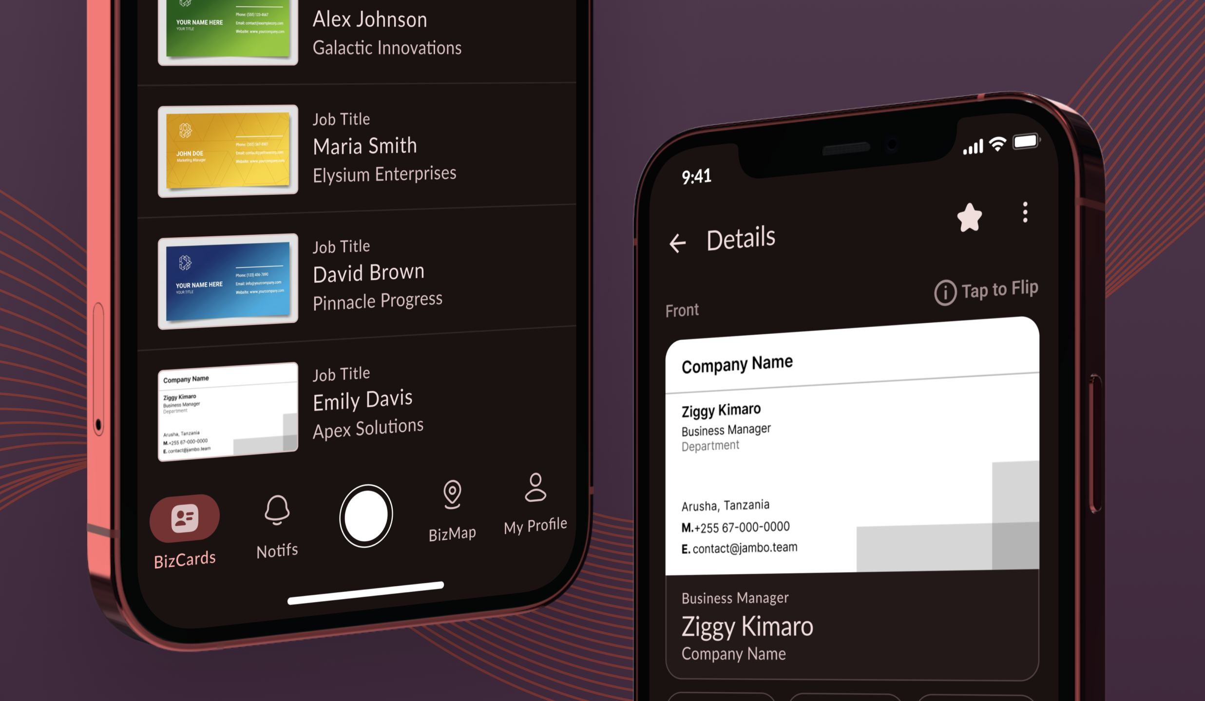 Mobile card library
